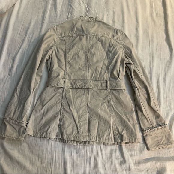 CONVERSE One Star Army Green Utility Jacket Sz. Med Beige Cream color - Picture 4 of 7